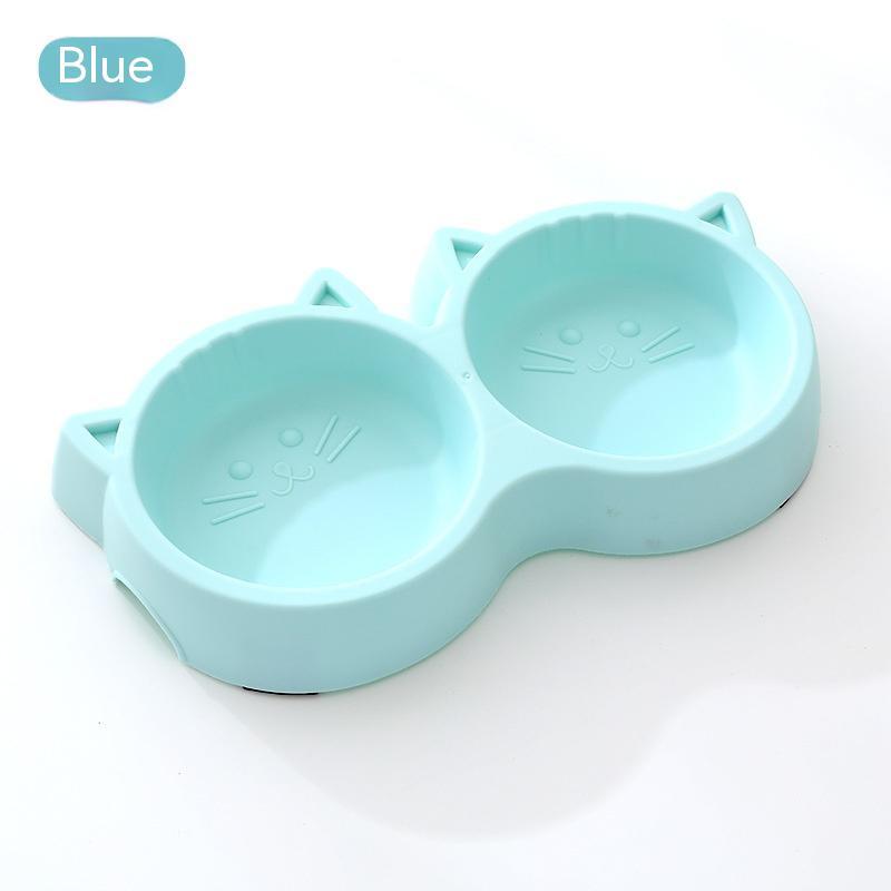 Macarons Plastic Food Bowl Cat