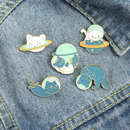 Cat Brooch Clothing Accessories Badges