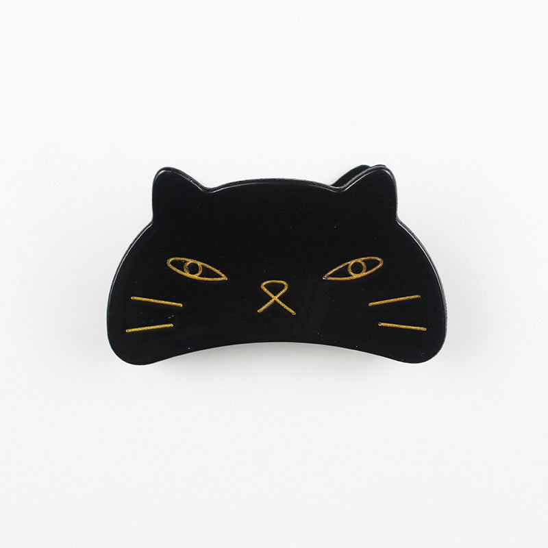 Japanese hair accessories cute cat hairpin