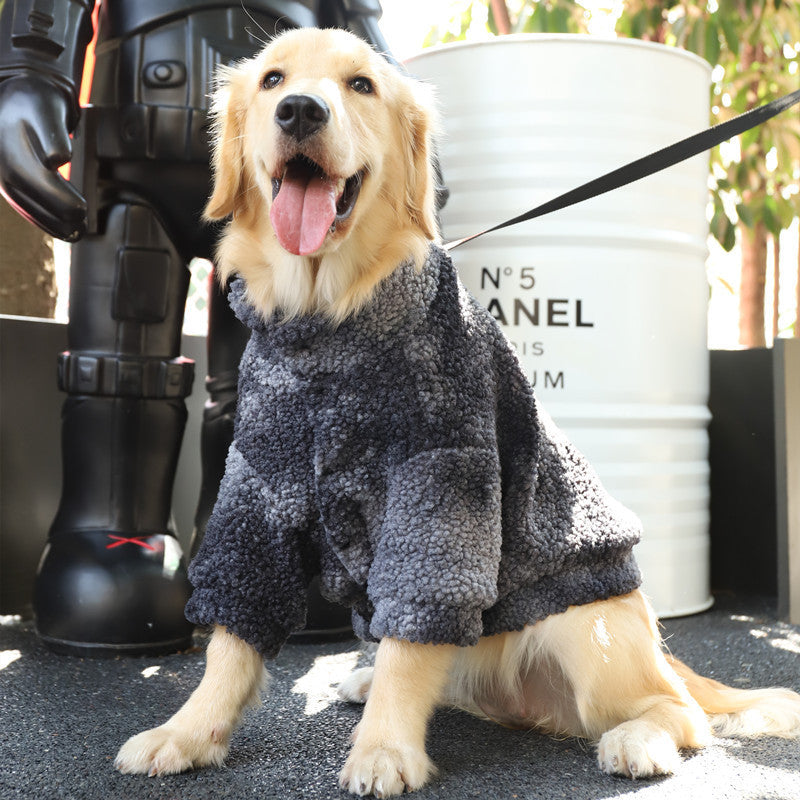 Fashion Dog Clothes Fall And Winter Labrador Loose Coat