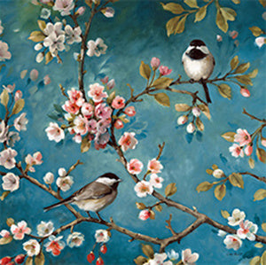 Birds and flowers cross stitch