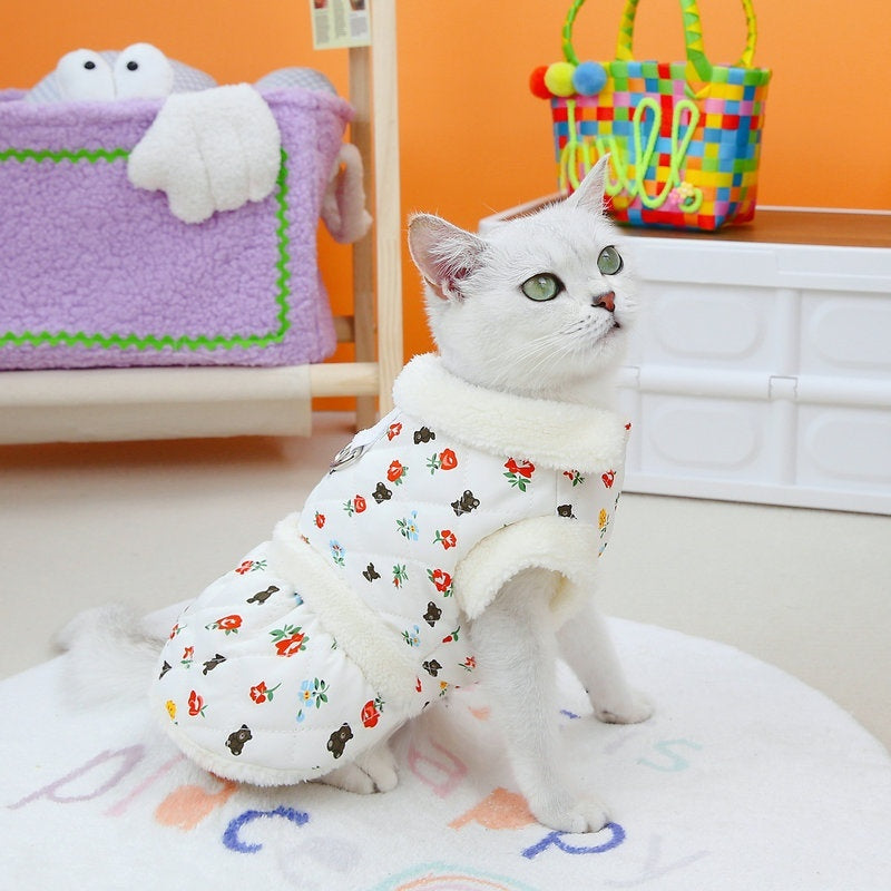 Pet Cat Clothes Autumn And Winter Cat Clothing