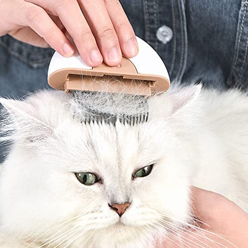 Cat Brush Dog Grooming Supplies Pet Grooming Comb Steel Cat Comb Pet Grooming Brush Cat Stripping Tool Cat Comb Gloves Dog Comb For Matted Hair Alloy Cat Hair Brush