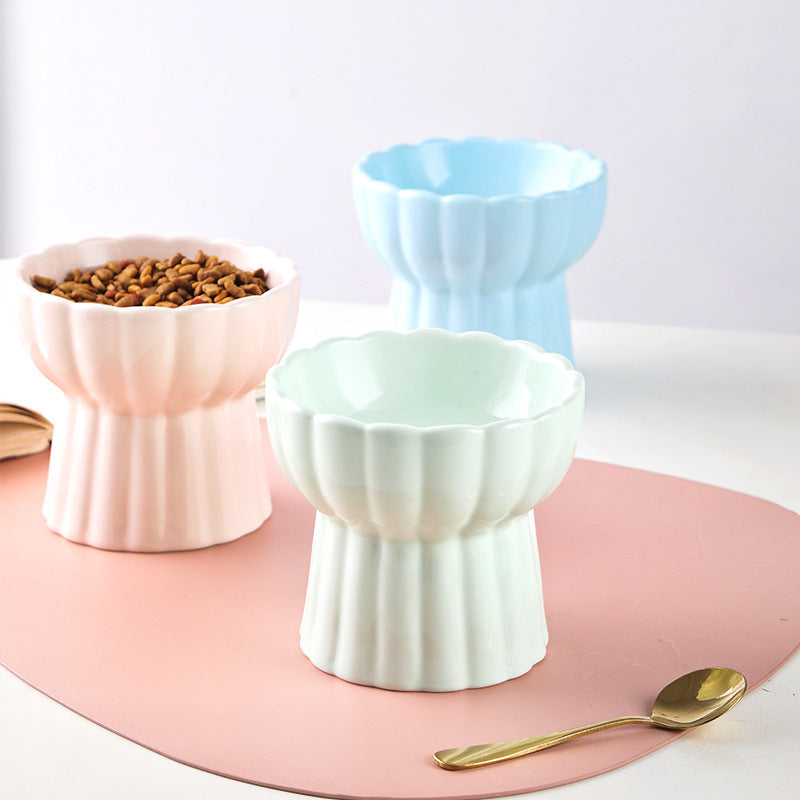 Ceramic cat food bowl