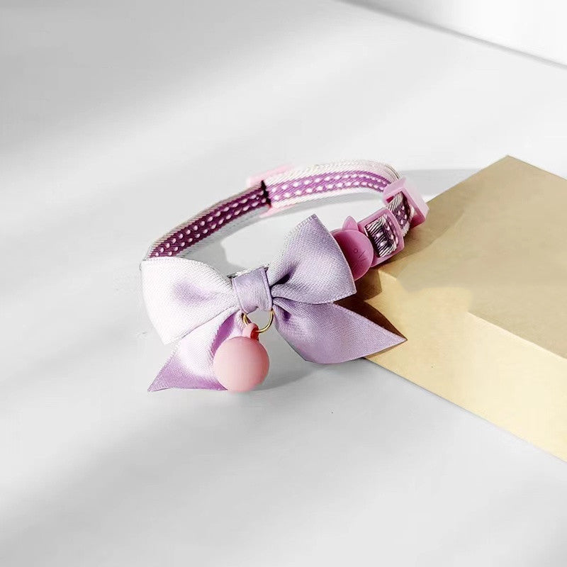 Cute Cat Bow Tie Pet Accessories Bell