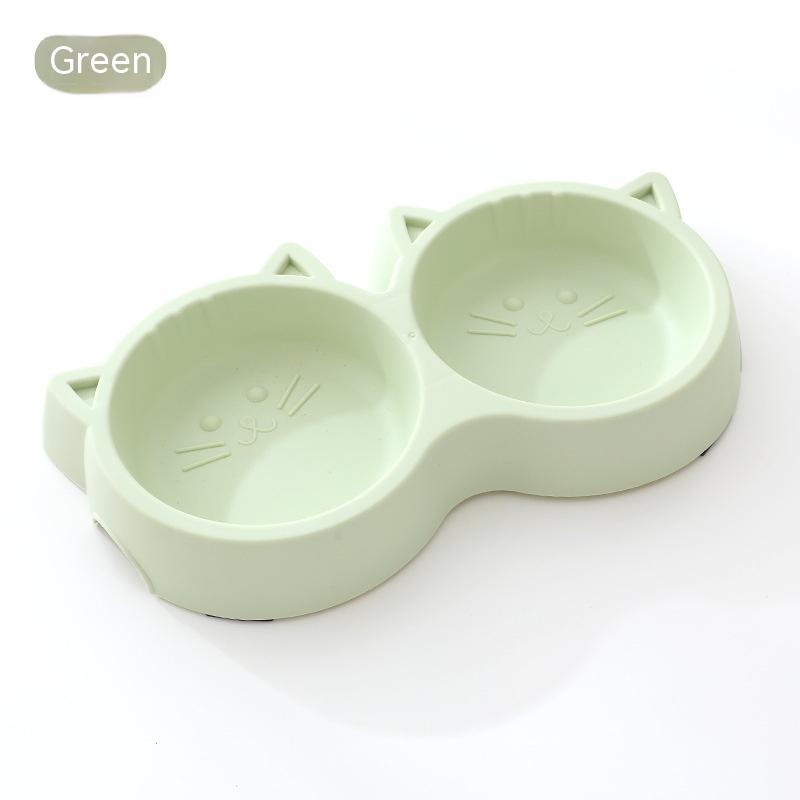 Macarons Plastic Food Bowl Cat