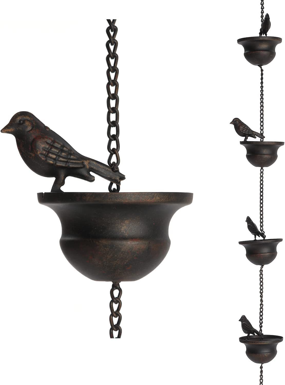 Mobile Birds Outdoor Rain Chain Outdoor Decorative Hanging Chain