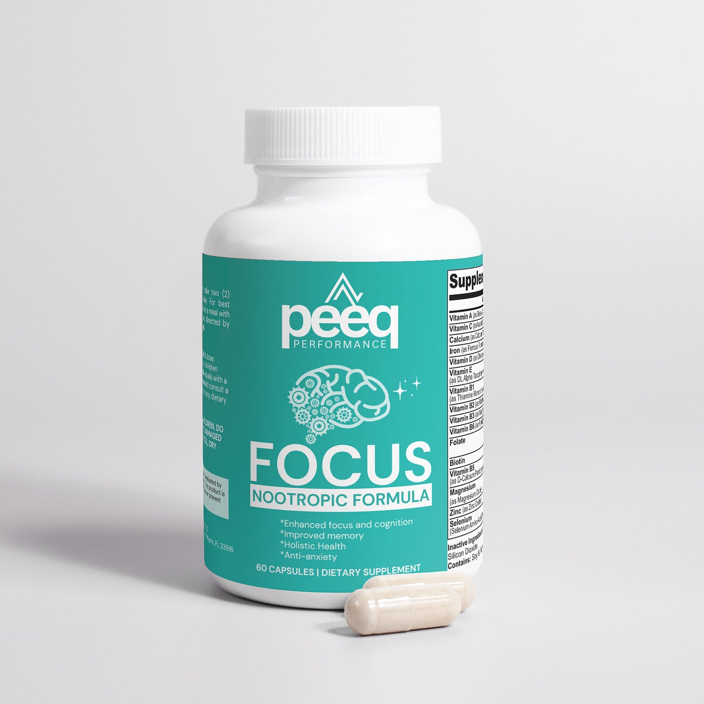 PEEQ FOCUS Nootropic Formula