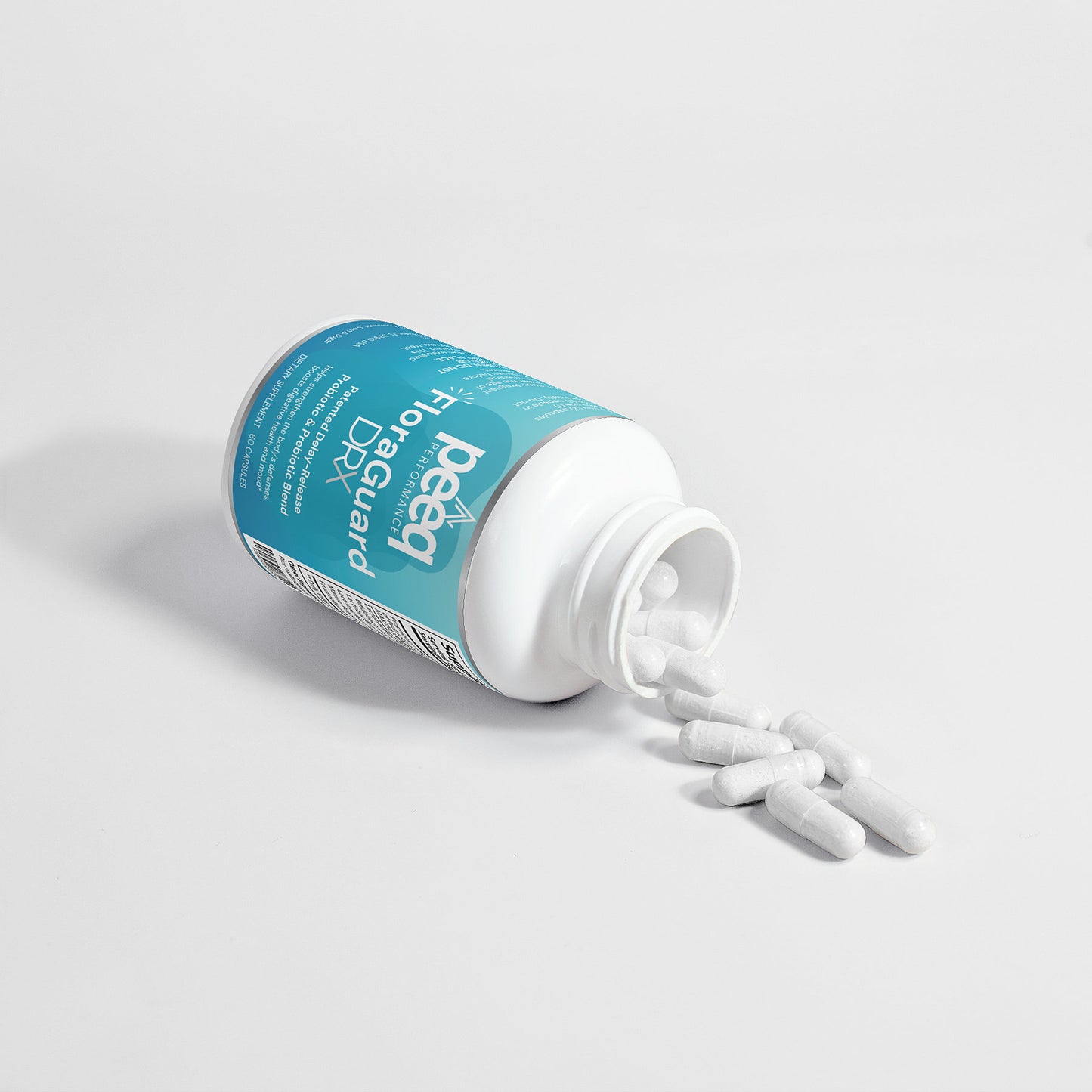 PEEQ FloraGuard DRX Patented Delay Release Probiotic with Prebiotics